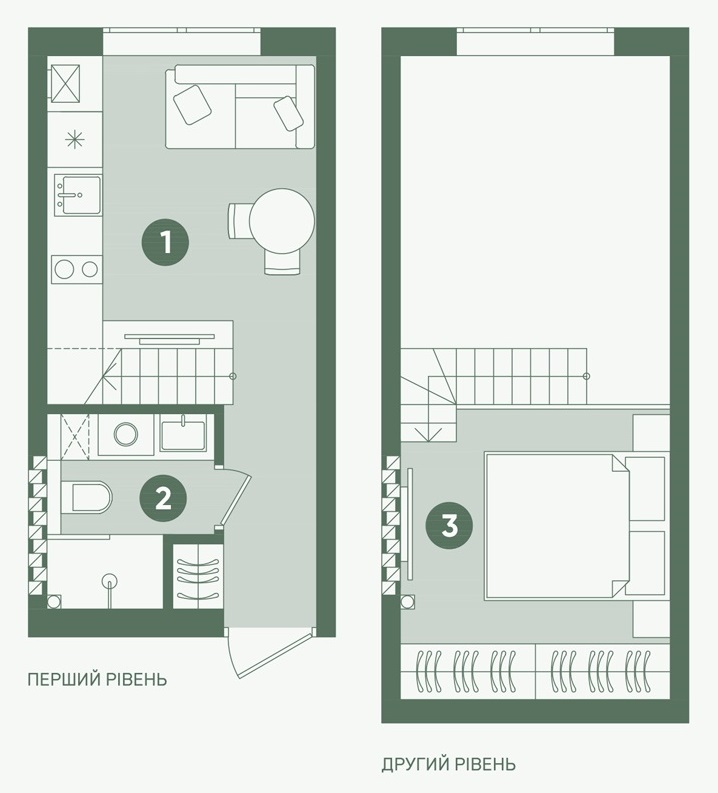 Планування: Квартира 27 м²