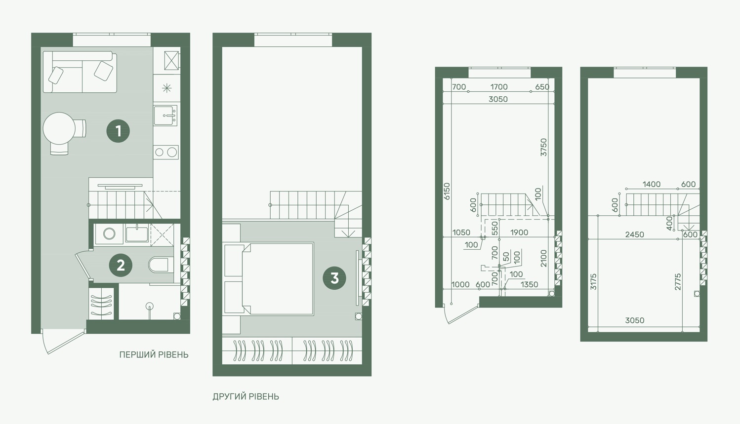 Планування: Квартира 28,45 м²