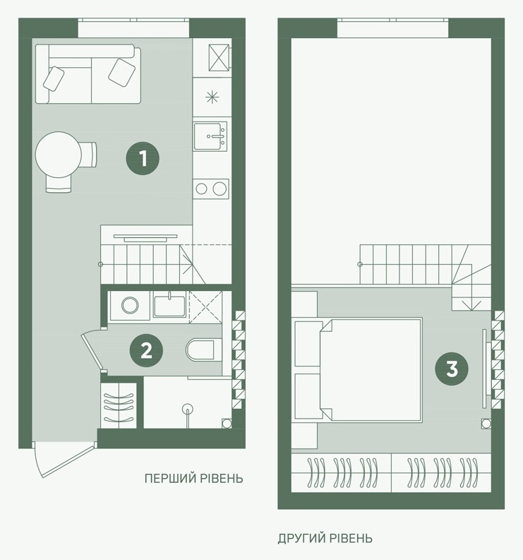 Планування: Квартира 28,45 м²