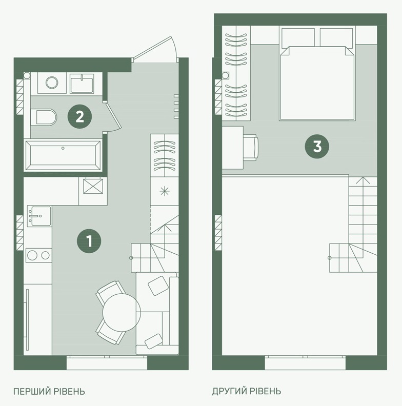 Планування: Квартира 30,30 м²