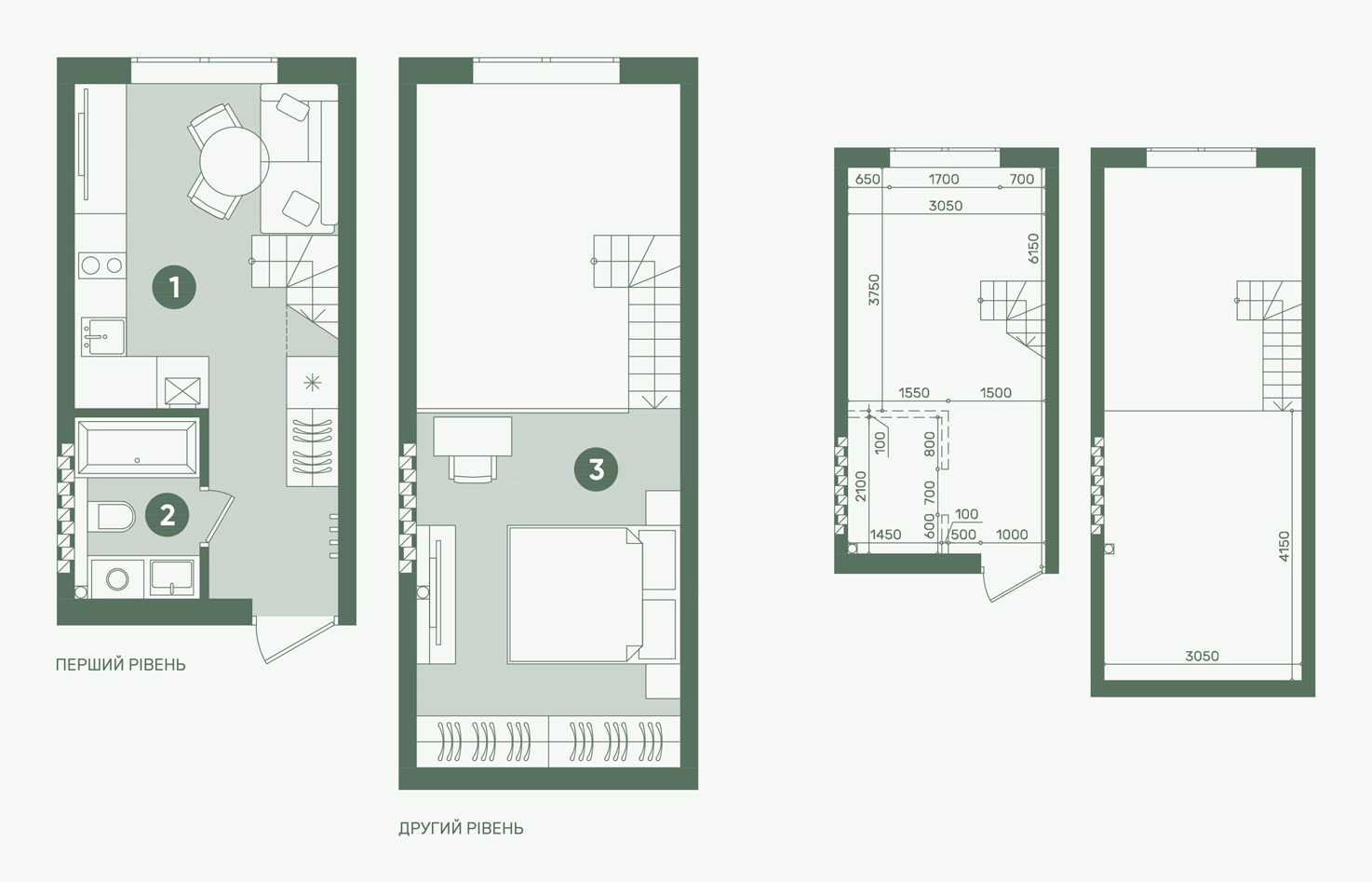 Планування: Квартира 31,40 м²