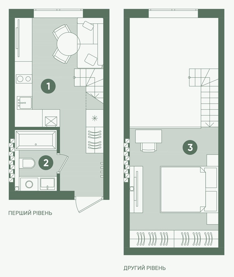 Планування: Квартира 31,40 м²