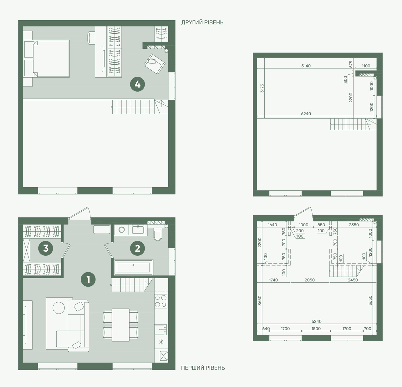 Планування: Квартира 57,70 м²
