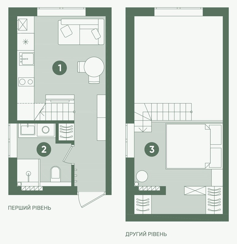 Планування: Квартира 28,85 м²
