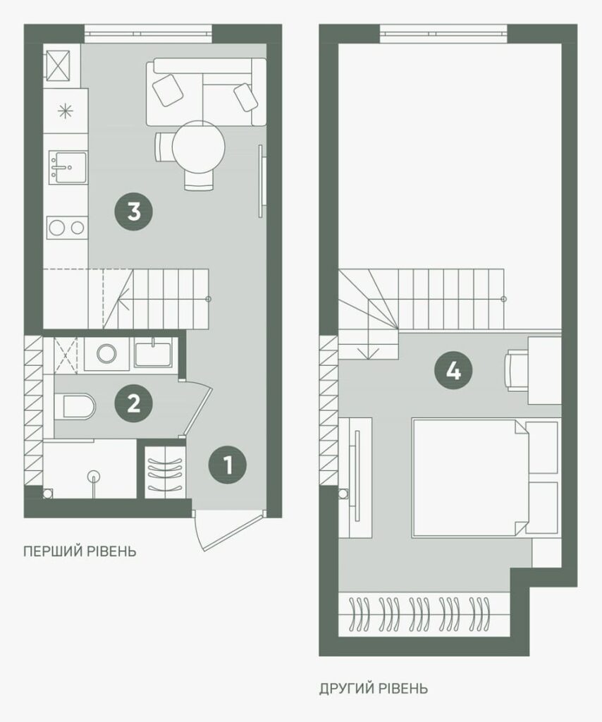 Планування: Квартира 29,28 м²