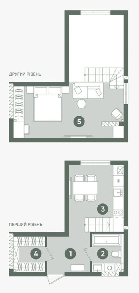 Планування: Квартира 44,11 м²